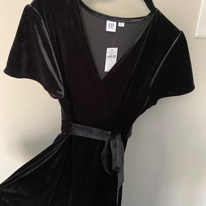 Gap maternity velvet dress Small